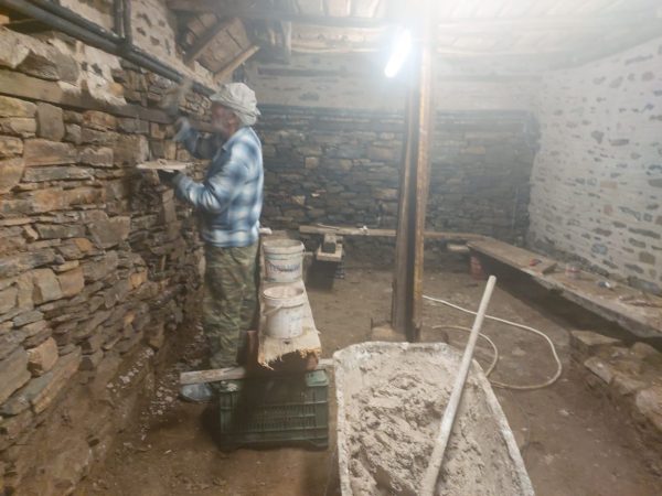 Rehabilitation of the basement of the living quarters