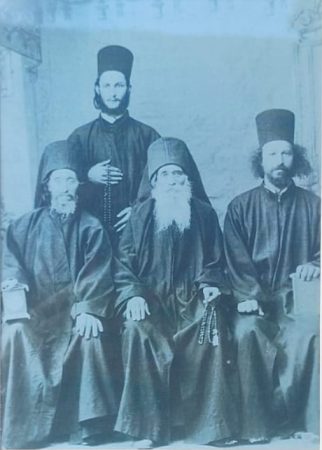 Geronda Neophytos the First and his brotherhood prior to 1900.