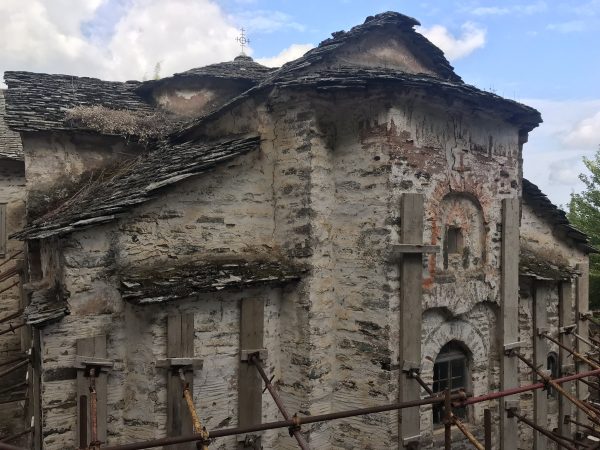 The old church of St. Procopius dates back to the 10th Century. Picture taken is of the current state of the church.